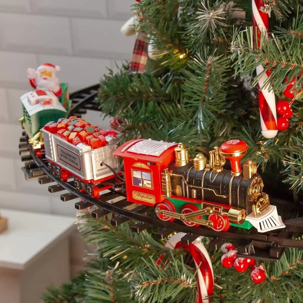 Santa's Express Christmas Train Set