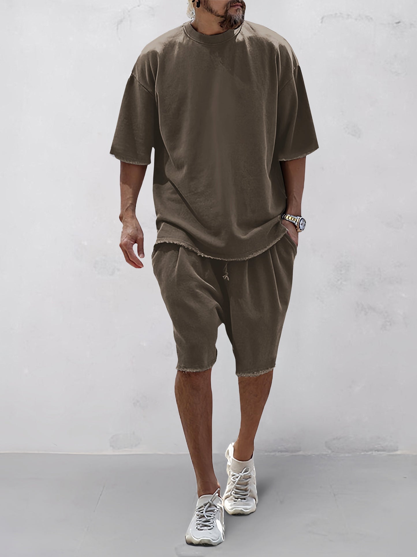 Casual Loose Fit Solid Sports Sets(Buy 2 Free Shipping)
