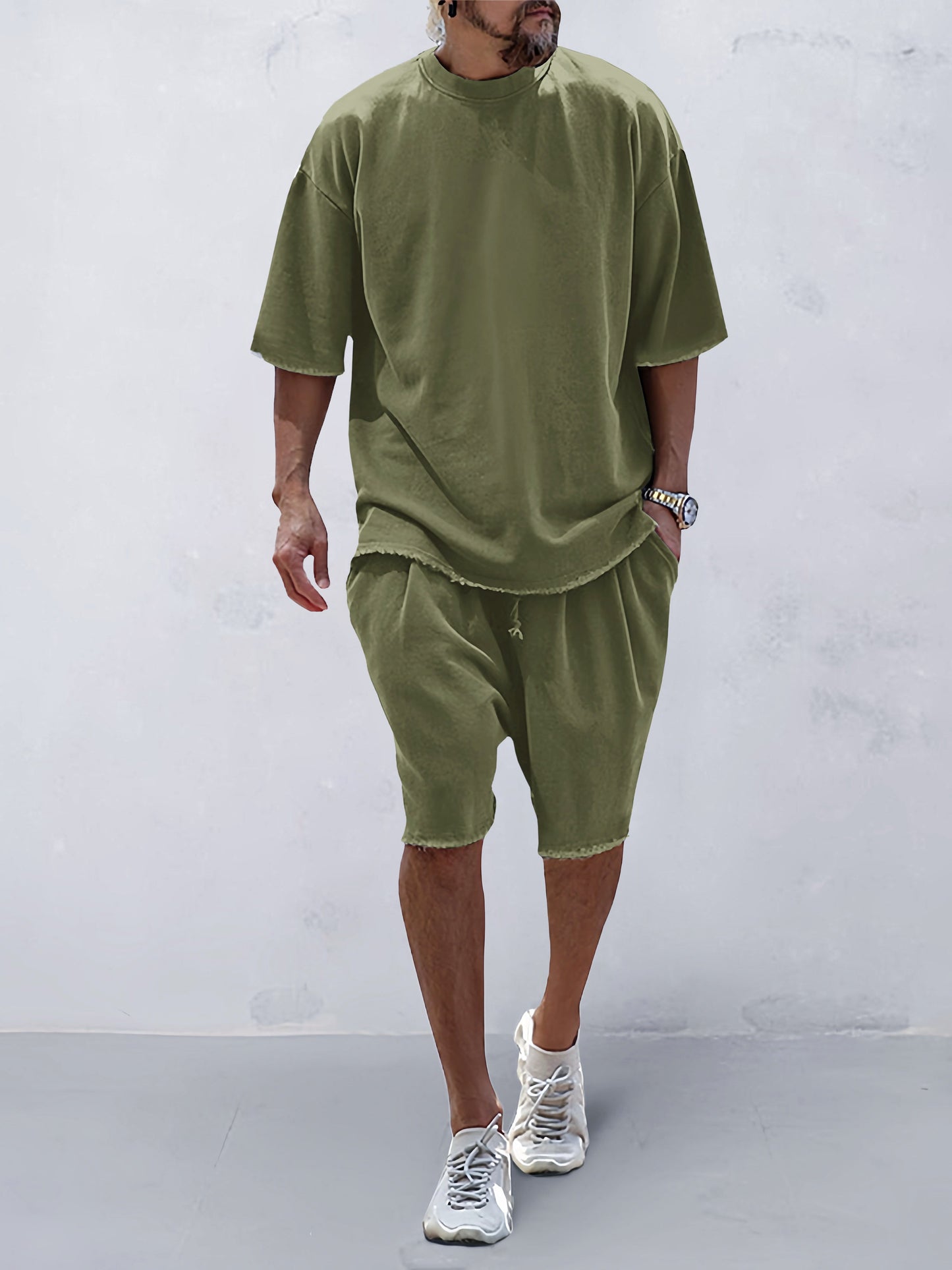 Casual Loose Fit Solid Sports Sets(Buy 2 Free Shipping)