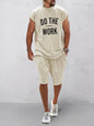 Casual Loose Fit Word Printed Sports Set(Buy 2 Free Shipping)