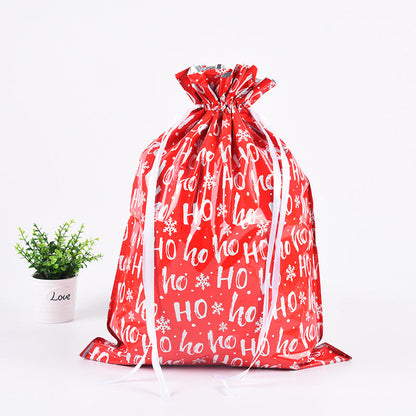 Last Day 49% OFF💥Christmas Drawstrings Gift Bags With Gift Card💥