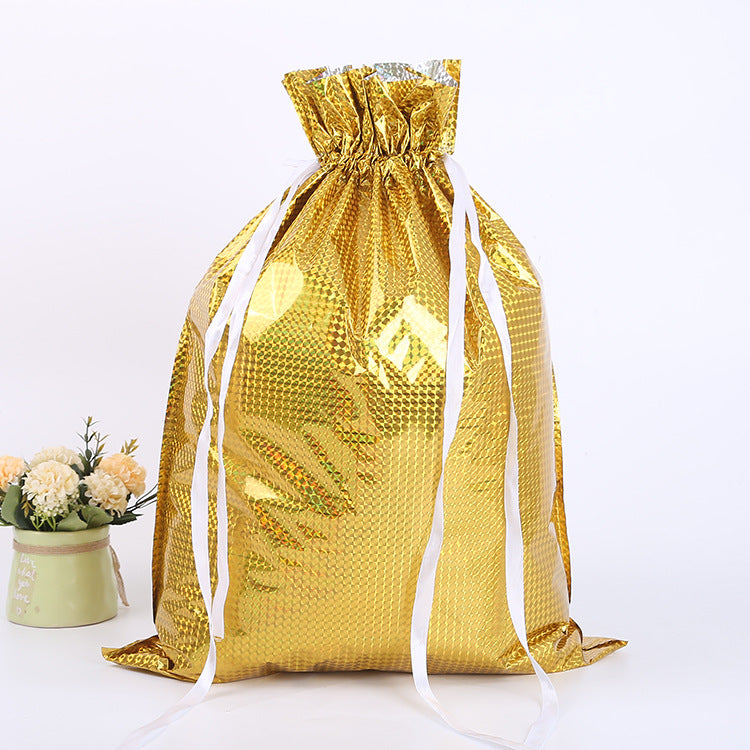 Last Day 49% OFF💥Christmas Drawstrings Gift Bags With Gift Card💥