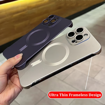 Frameless Matte Ultra Thin Magnetic iPhone Case