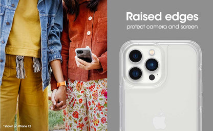 iPhone 13 (ONLY) Symmetry Series Case - CLEAR. ultra-sleek. wireless charging compatible. raised edges protect camera & screen