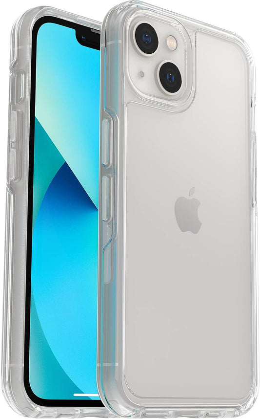 iPhone 13 (ONLY) Symmetry Series Case - CLEAR. ultra-sleek. wireless charging compatible. raised edges protect camera & screen