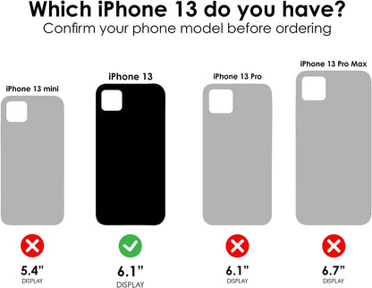iPhone 13 (ONLY) Symmetry Series Case - CLEAR. ultra-sleek. wireless charging compatible. raised edges protect camera & screen