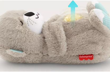 Mush Sleepy Otter Portable Plush Sound Machine with Music Lights & Breathing Motion