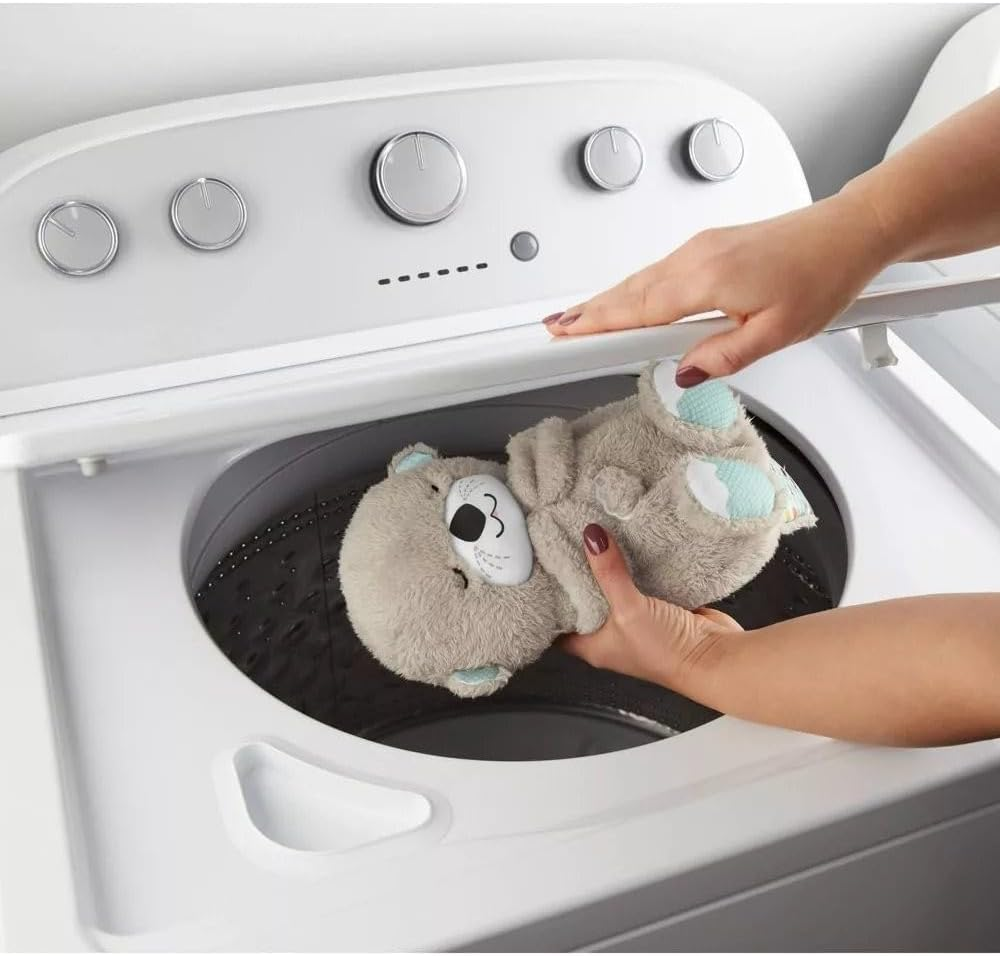 Mush Sleepy Otter Portable Plush Sound Machine with Music Lights & Breathing Motion