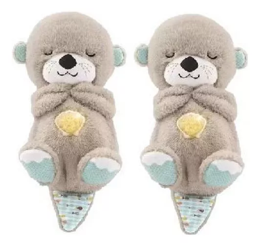 Mush Sleepy Otter Portable Plush Sound Machine with Music Lights & Breathing Motion