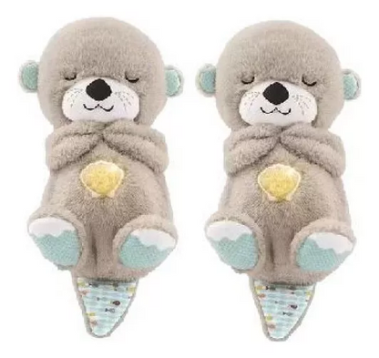 Mush Sleepy Otter Portable Plush Sound Machine with Music Lights & Breathing Motion