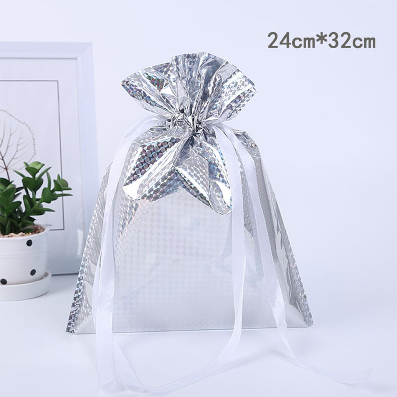 Last Day 49% OFF💥Christmas Drawstrings Gift Bags With Gift Card💥