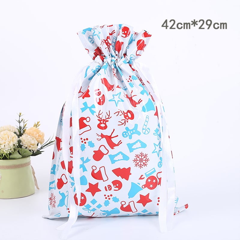 Last Day 49% OFF💥Christmas Drawstrings Gift Bags With Gift Card💥