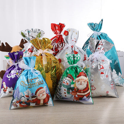 Last Day 49% OFF💥Christmas Drawstrings Gift Bags With Gift Card💥
