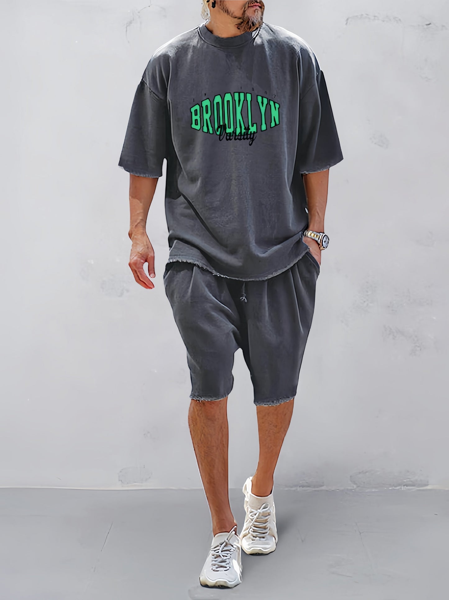 Casual Word Printed Tracksuit Set(Buy 2 Free Shipping)