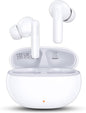 Hybrid Active Noise Cancelling Earbuds with 45dB.Waterproof Wireless Bluetooth Ear Buds.in-Ear Earphones with AI Clear Call Mics.40H Playtime.Bass Stereo for iPhone.Android.Pad-White