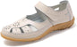 Women's hollow soft leather breathable moccasins sandals