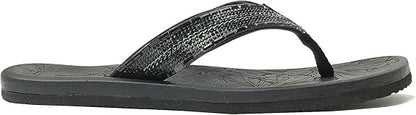 Women's Hollow Triangle Rhinestone Sandals