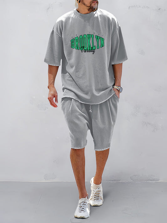 Casual Word Printed Tracksuit Set(Buy 2 Free Shipping)