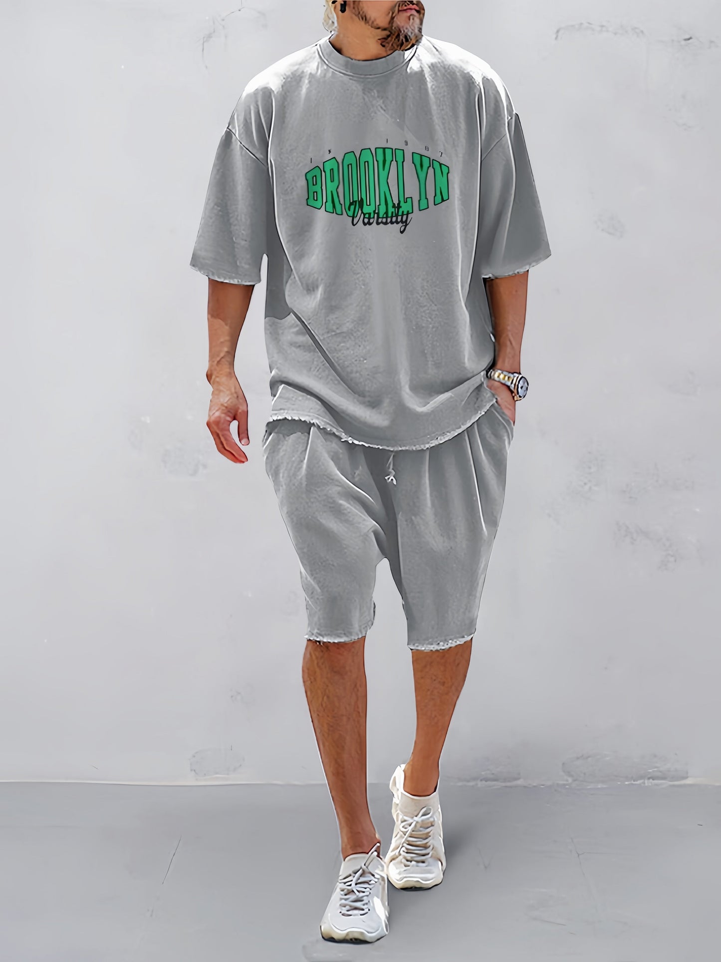 Casual Word Printed Tracksuit Set(Buy 2 Free Shipping)