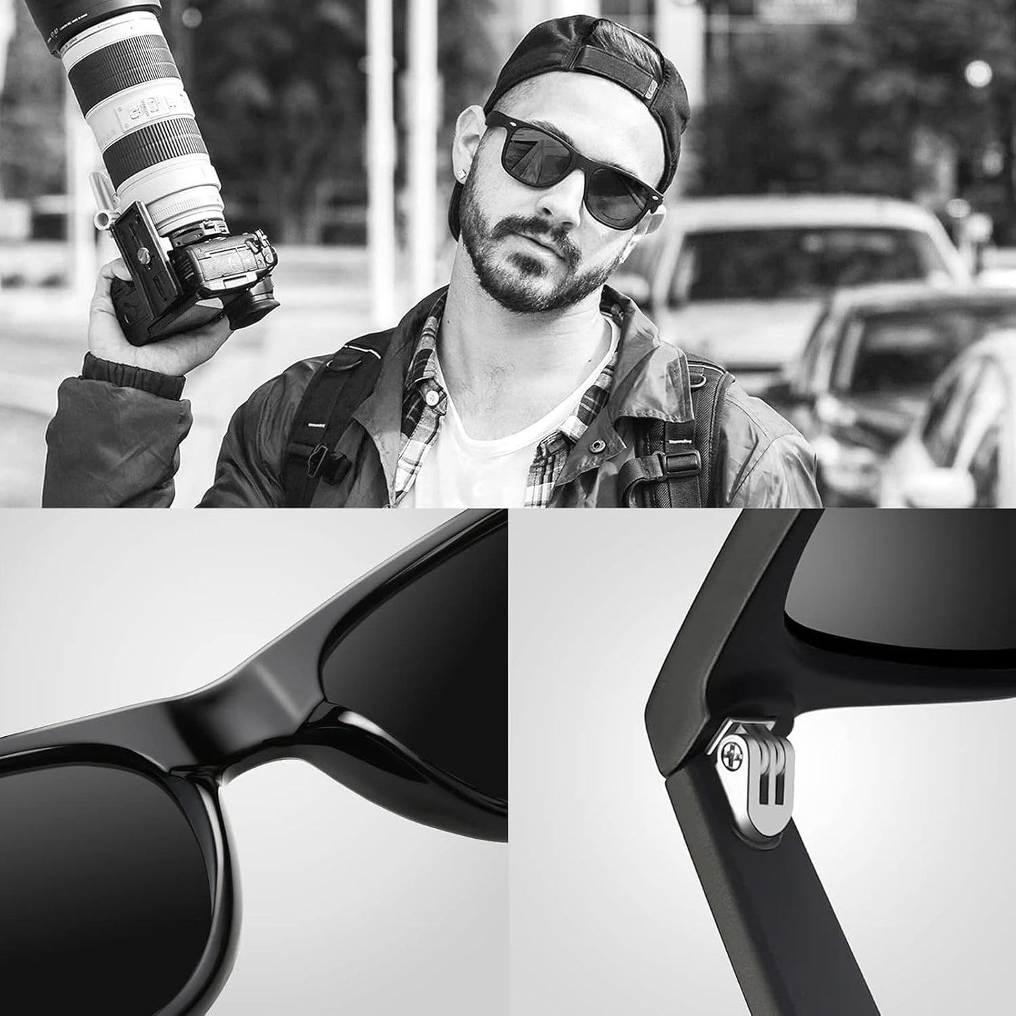Joopin Square Sunglasses Polarized UV Protection Trendy Designer Sun Glasses Men Women