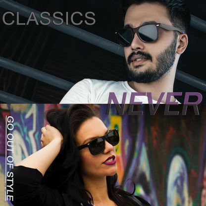 Joopin Square Sunglasses Polarized UV Protection Trendy Designer Sun Glasses Men Women