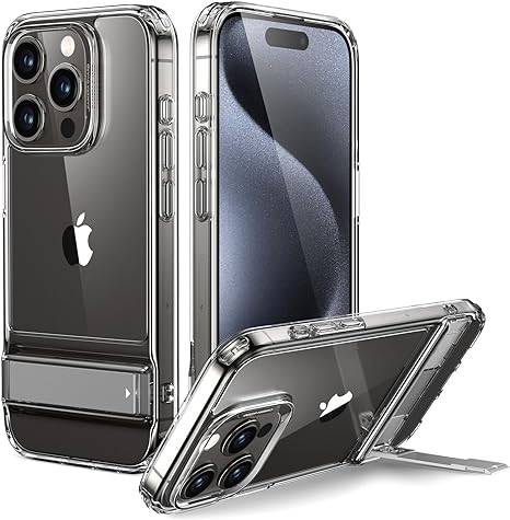 iPhone 15 Pro Max Case.Compatible with MagSafe.Fully Adjustable Flickstand.Military-Grade Drop Protection