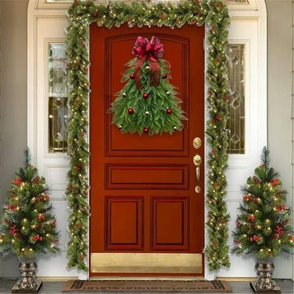 🔥Last Day 49% OFF - 🎄Handmade Christmas Tree Wreath