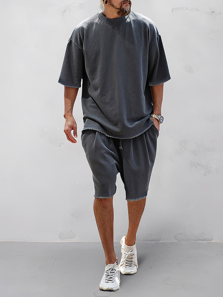 Casual Loose Fit Solid Sports Sets(Buy 2 Free Shipping)