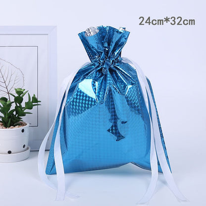 Last Day 49% OFF💥Christmas Drawstrings Gift Bags With Gift Card💥