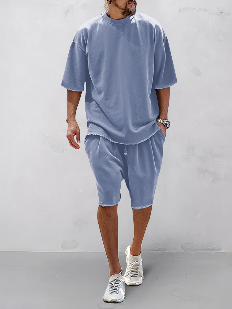 Casual Loose Fit Solid Sports Sets(Buy 2 Free Shipping)