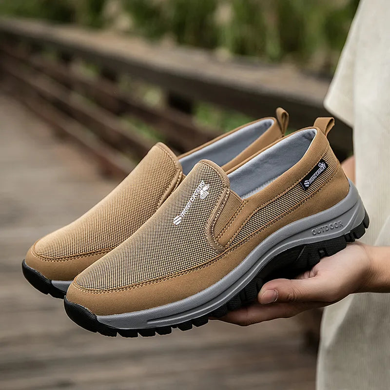 🔥LAST DAY 70% OFF🔥Men's Arch Support & Breathable and Light & Non-Slip Shoes - Proven Plantar Fasciitis, Foot and Heel Pain Relief.