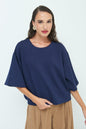 Elegant oversized top with wide sleeves wholesale