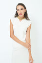 Sleeveless knit top with textured pattern wholesale