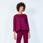 Loose fit boatneck top wholesale