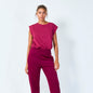 Sleeveless crew-neck muscle top wholesale