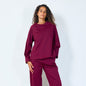Long-sleeve basic pocket tee wholesale