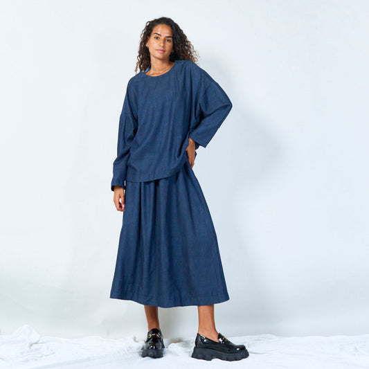 Long-sleeve loose-fit top wholesale