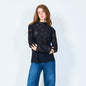 Intricate lace top with long sleeves wholesale