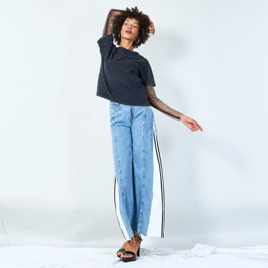 Mesh sleeve studded top wholesale