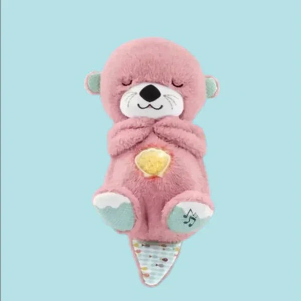 Mush Sleepy Otter Portable Plush Sound Machine with Music Lights & Breathing Motion
