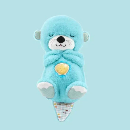 Mush Sleepy Otter Portable Plush Sound Machine with Music Lights & Breathing Motion