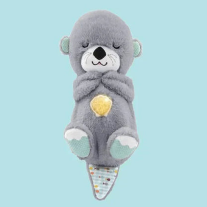 Mush Sleepy Otter Portable Plush Sound Machine with Music Lights & Breathing Motion
