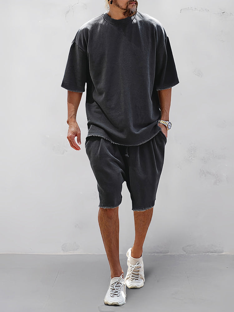 Casual Loose Fit Solid Sports Sets(Buy 2 Free Shipping)