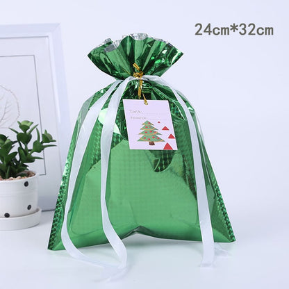 Last Day 49% OFF💥Christmas Drawstrings Gift Bags With Gift Card💥