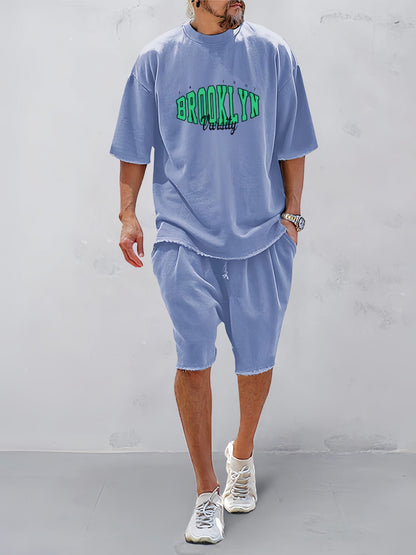 Casual Word Printed Tracksuit Set(Buy 2 Free Shipping)