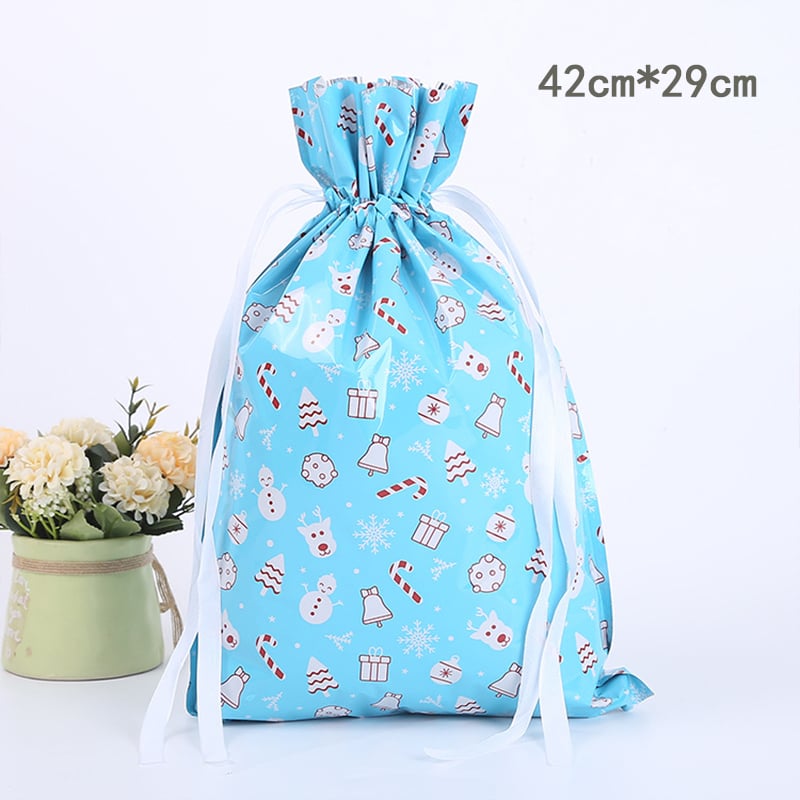 Last Day 49% OFF💥Christmas Drawstrings Gift Bags With Gift Card💥