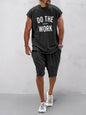 Casual Loose Fit Word Printed Sports Set(Buy 2 Free Shipping)